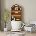 Coffee Corner with Elegant Cup Design 220×90 cm – CC-01