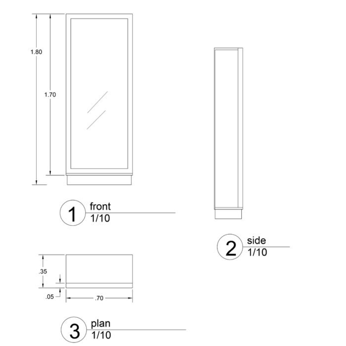 Shoe Cabinet 180×70 cm – ST-SH-01 - Image 5