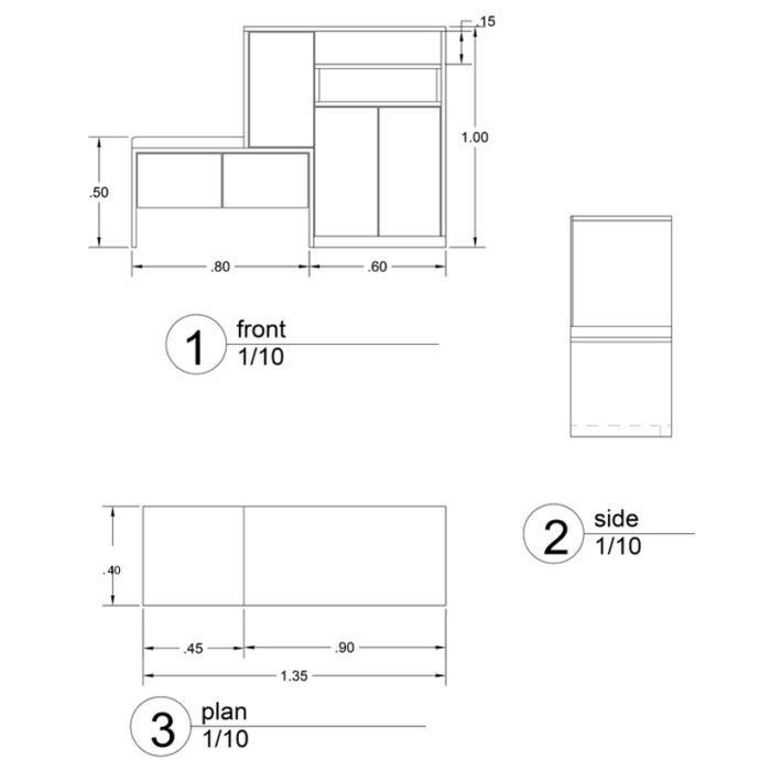 Shoe Cabinet 100×135 cm – ST-SH-02 - Image 5