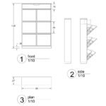 Shoe Cabinet 90×135 cm – ST-SH-04 - Image 5