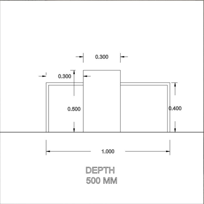 Coffee Table 100×50 cm – TB-COF-01 - Image 2