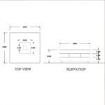 Coffee Table 80×35 cm – TB-COF-04 - Image 3