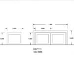 TV Table 100×40 cm – TB-TV-02 - Image 2