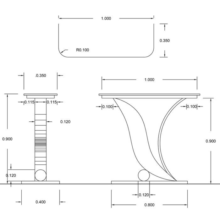 Console 100×90 cm – CS-SS-06 - Image 2