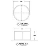 Stainless Steel Table with Marble – TB-SS-02 - Image 2