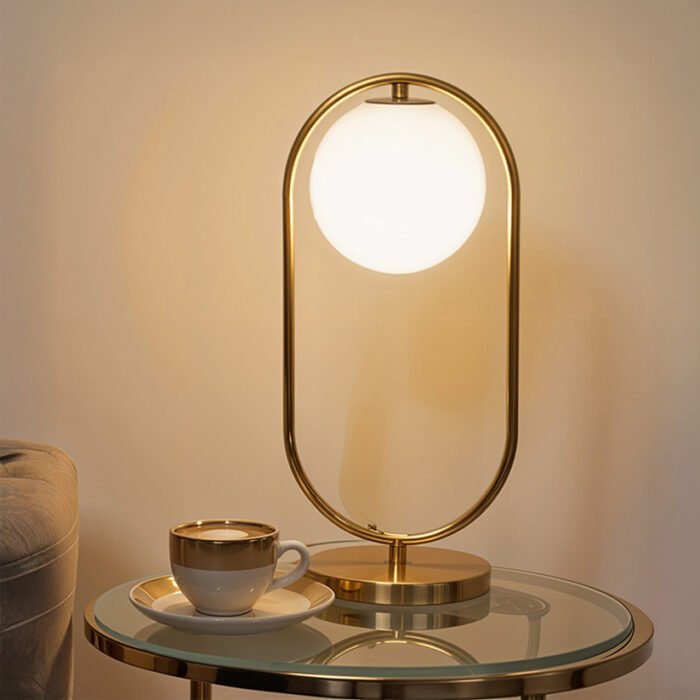 Oval Design Table Lamp – LMP-TB-04 - Image 1