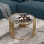 Stainless Steel Table with Glass Top – TB-SS-08