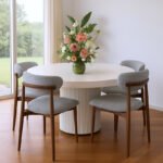Modern Round Dining Set DNT-RD-M5-01