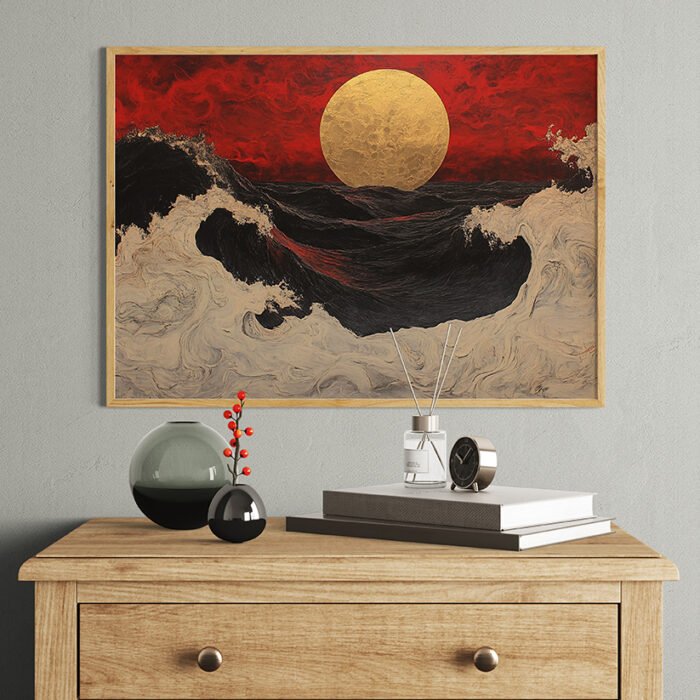 ART-07 – Storm Sunset - Image 1
