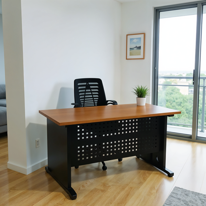 Modern Desk with Metal Frame DSK-WRK-01 - Image 1