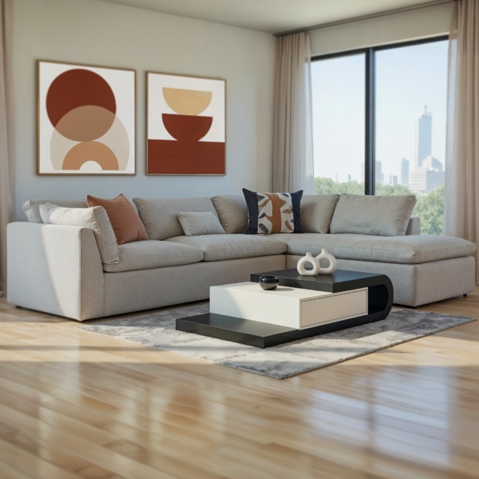 Modern Corner Sofa – SCT-LVR-02 - Image 1