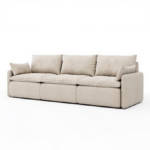 Modern Sofa in Light Beige – Model SF3-01
