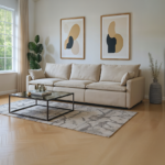 Modern Sofa in Light Beige – Model SF3-01 - Image 2