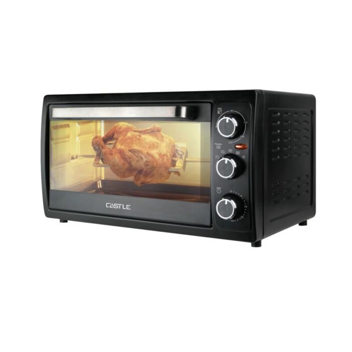 Electric oven, 1600W, 45L, grill, lamp, fan, double glazing, Castle, EO 4045 RF - Image 1
