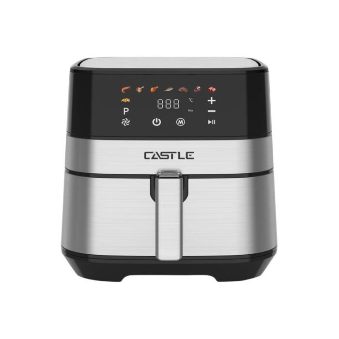 Air Fryer, Oil-Free, 1700W, 6.5L, Digital Touch Screen, AFS1165 - Silver Black - Image 1